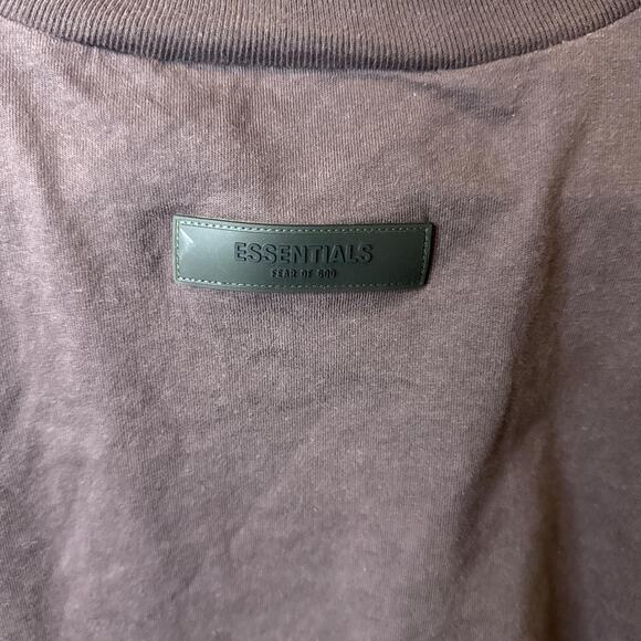 Essentials Fear of God Plum T Shirt - Picture 5 of 6